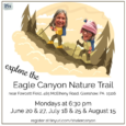 Join Library staff to explore the ‘new’ trail in Shaler Township! Meet in the Parking Lot of Fawcett Field. July 18 & 25, August 15. Register at tinyurl.com/shalercanyon