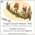 Join Library staff to explore the ‘new’ trail in Shaler Township! Meet in the Parking Lot of Fawcett Field. Last session: August 15. Register at tinyurl.com/shalercanyon